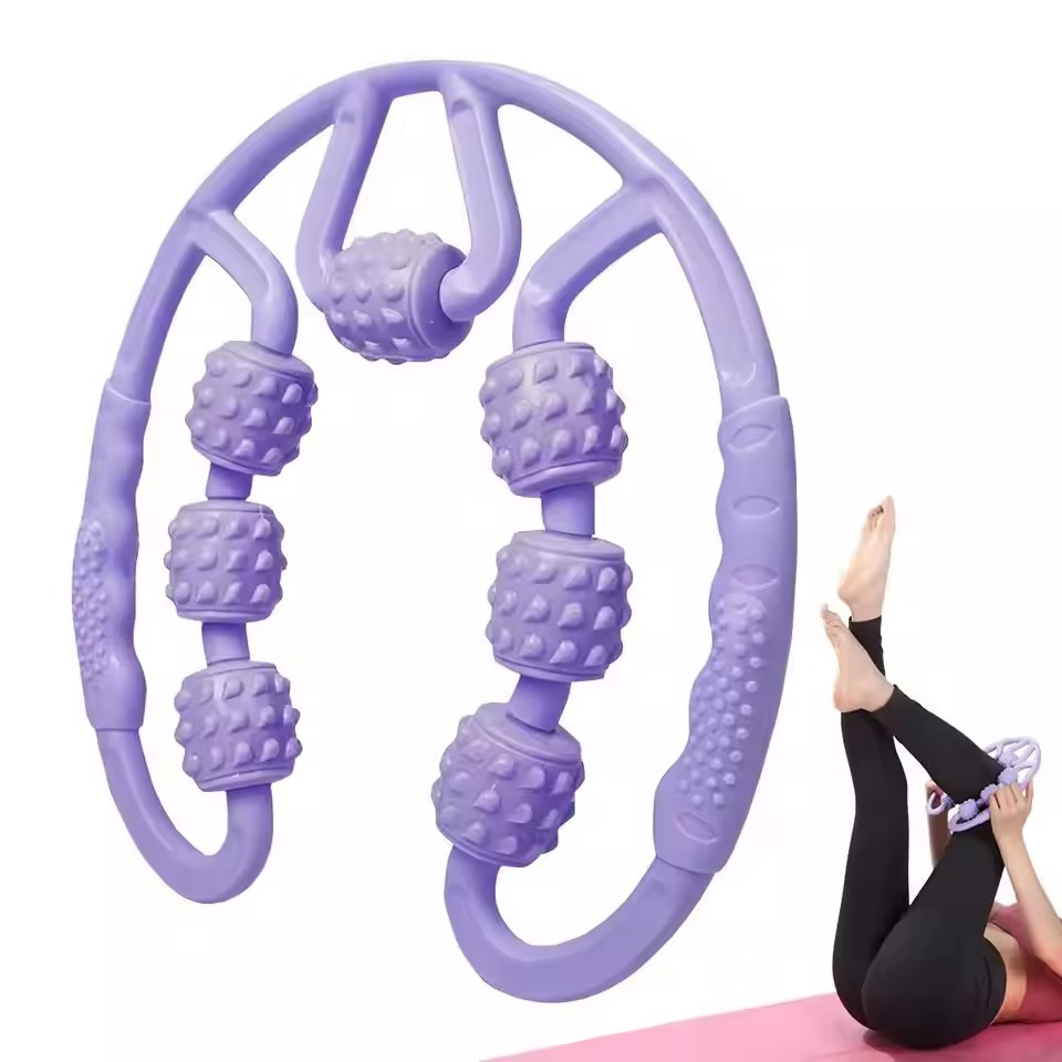 Reflexology Foot Roller - Leg Calf Roller Massager Anti-Cellulite Massager