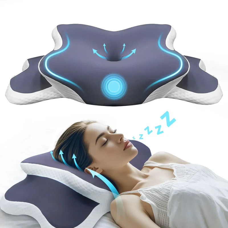 Neck Traction Pillow - Memory Foam Pillow Cervical Pillow Neck