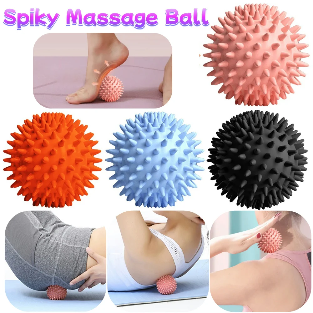 Reflexology Foot Roller - Spiky Massage Ball Spiked Massager Roller