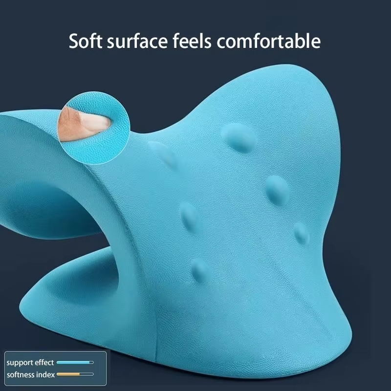 Neck Shoulder Stretcher Relaxe - Neck Traction Pillow ulasan dan harga