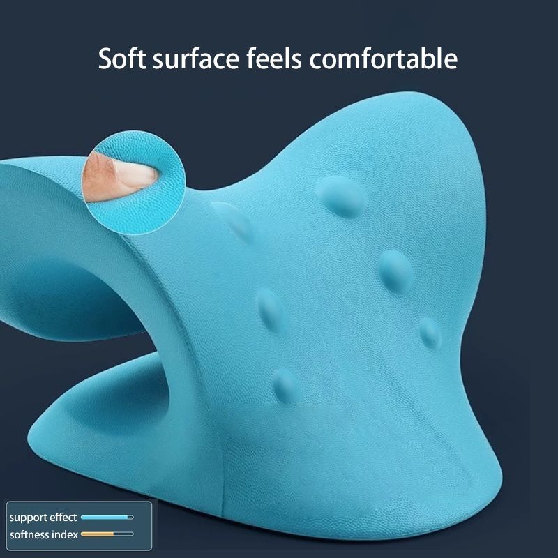Neck Shoulder Stretcher Relaxe - Neck Traction Pillow ulasan dan harga