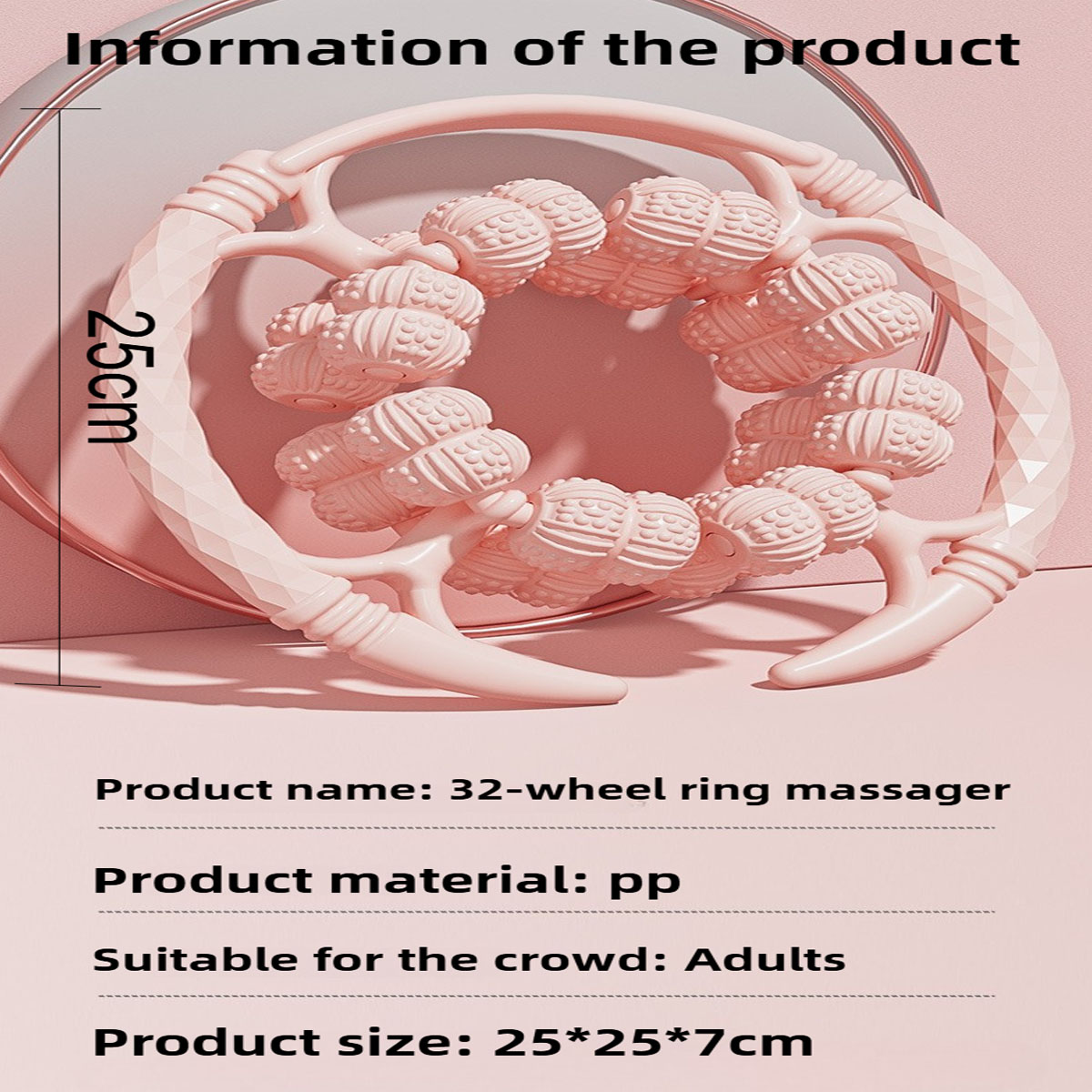 Full-Coverage Upgraded 32-Roll - Reflexology Foot Roller ulasan dan harga