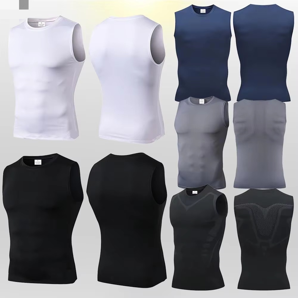 Men's Compression Tank Top, Sl - Health Wellness And Fitness ulasan dan harga