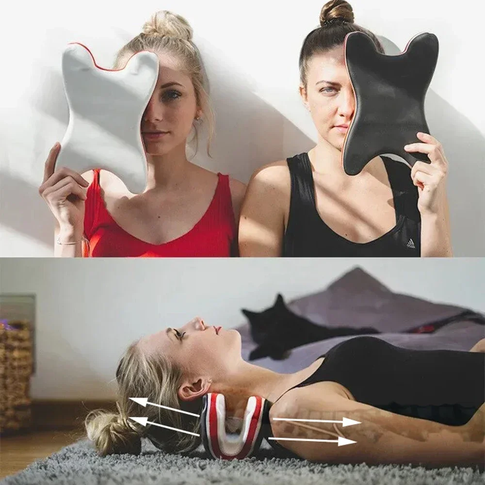 New Design Neck and Shoulder R - Neck Traction Pillow ulasan dan harga