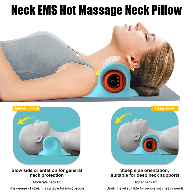 Electric Cervical Massager Nec - Neck Traction Pillow ulasan dan harga