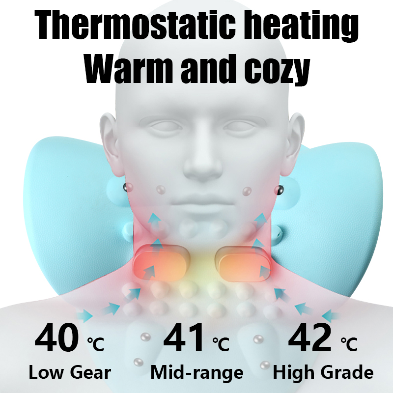 Electric Cervical Massager Nec - Neck Traction Pillow ulasan dan harga