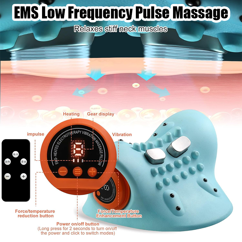 Electric Cervical Massager Nec - Neck Traction Pillow ulasan dan harga