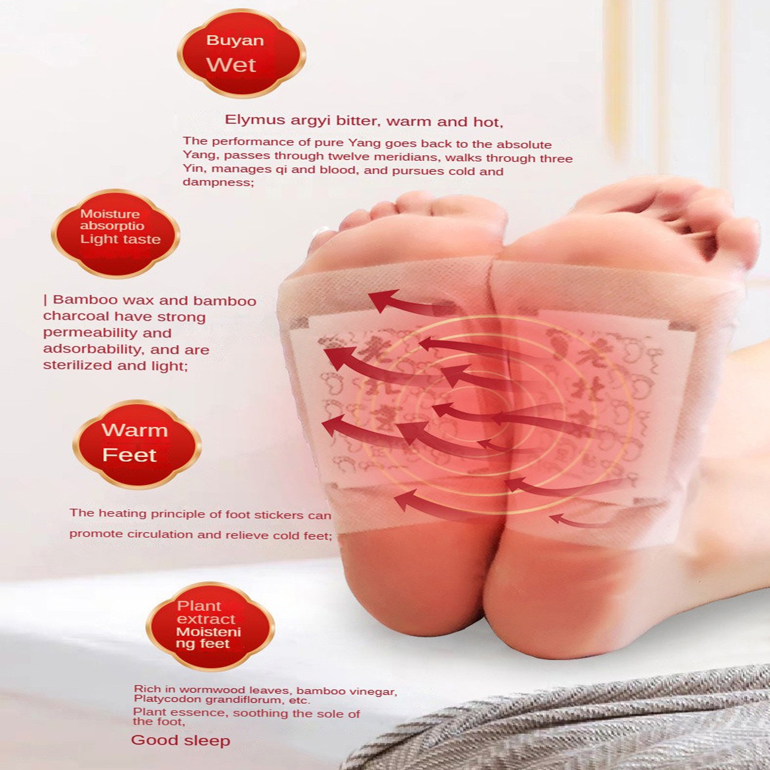 50pcs Pads+50pcs Detox Foot Pa - Detox Foot Patch ulasan dan harga