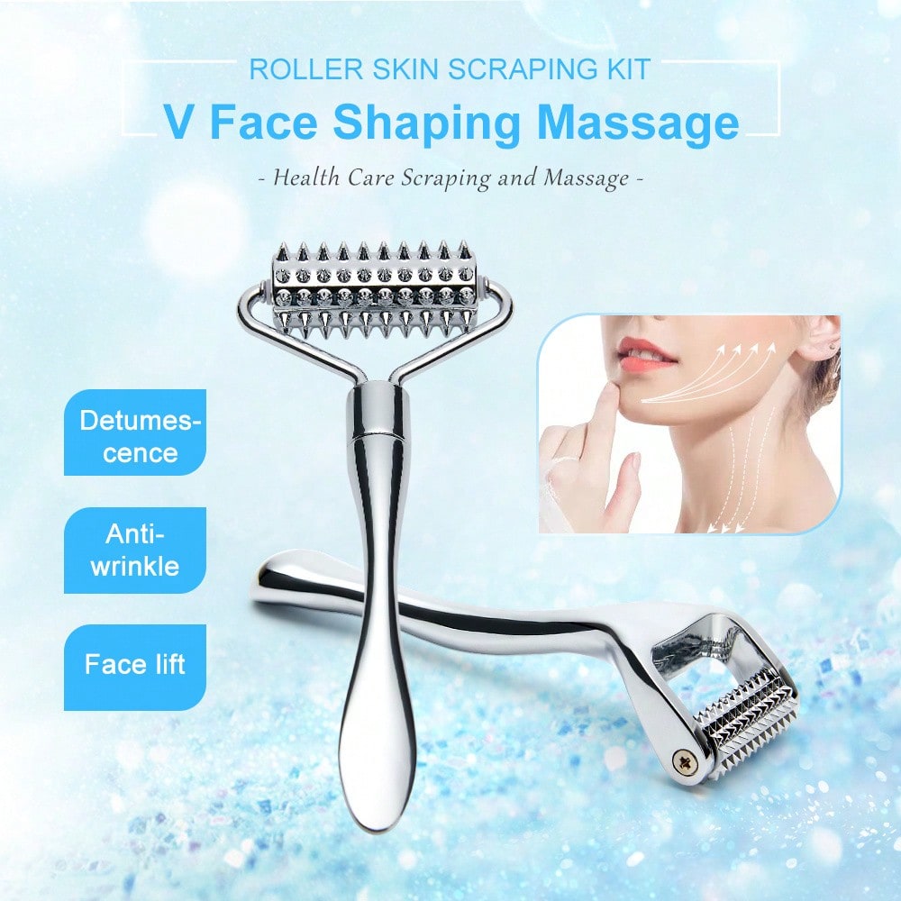 Stainless Steel Facial Massage - Reflexology Foot Roller ulasan dan harga