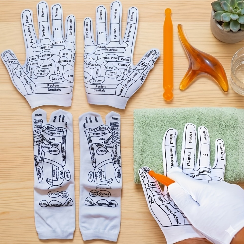Acupressure Hand Gloves Reflex - Health Wellness Kit ulasan dan harga