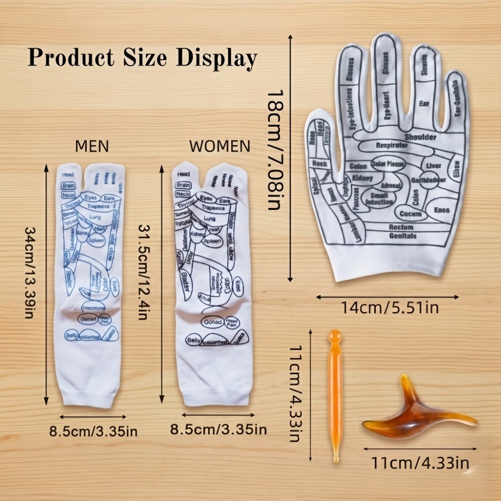 Acupressure Hand Gloves Reflex - Health Wellness Kit ulasan dan harga