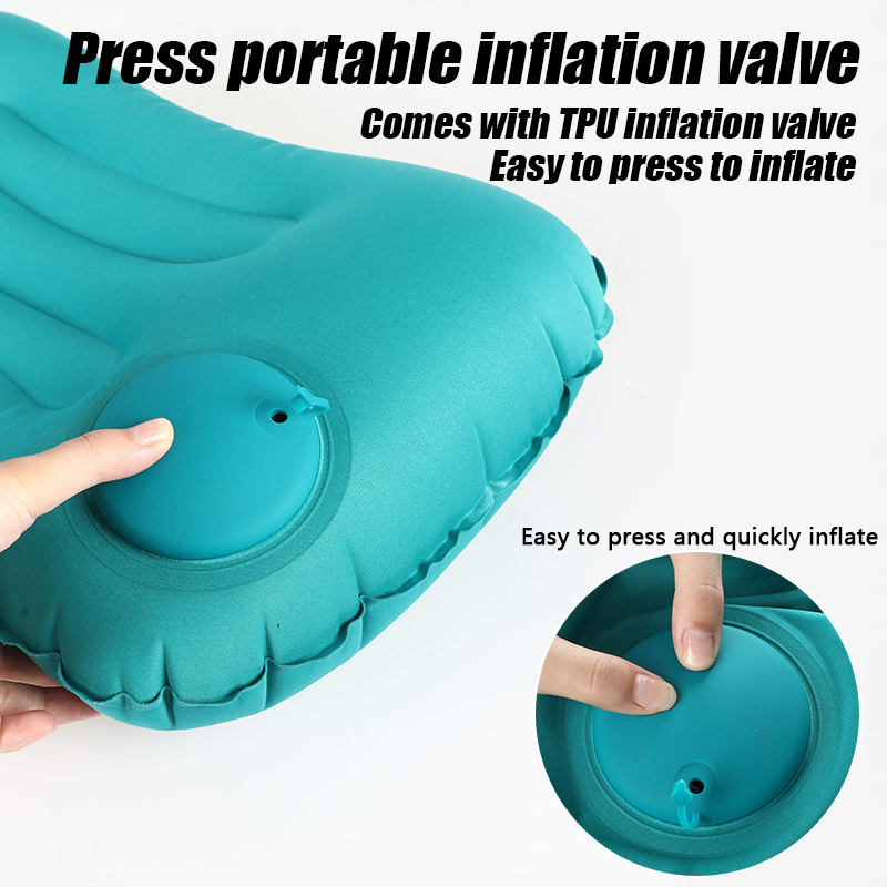 Camping Inflatable Pillow Port - Neck Traction Pillow ulasan dan harga