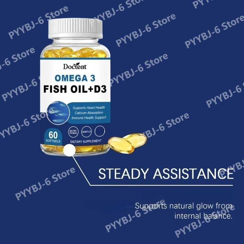 Omega-3 Fish Oil Supports Card - Wellness Health Nutrition ulasan dan harga