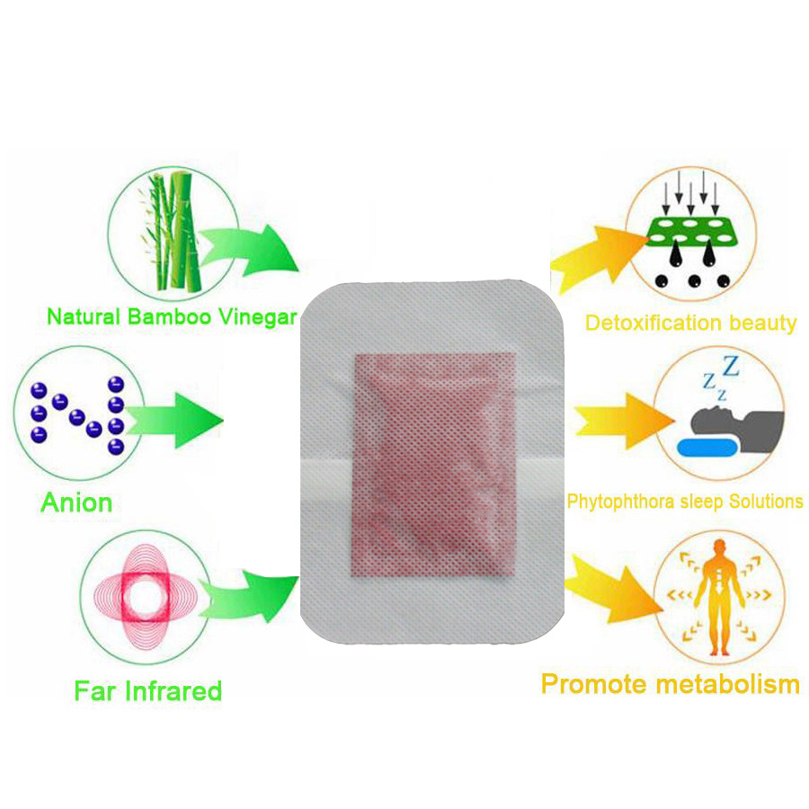 10pcs Herbal Rose Foot Detox P - Detox Foot Patch ulasan dan harga